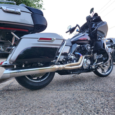 The Freedom Glider - 2 into 1 Full Exhaust System for Harley-Davidson