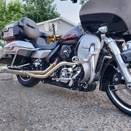 The Freedom Glider - 2 into 1 Full Exhaust System for Harley-Davidson