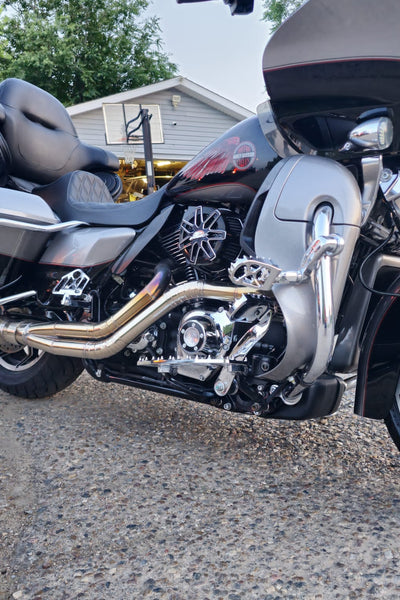The Freedom Glider - 2 into 1 Full Exhaust System for Harley-Davidson