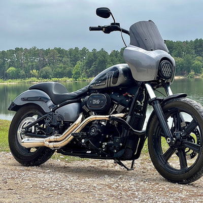 The Hooligan - 2 into 1 Exhaust for Harley-Davidson