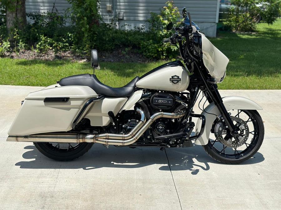 The Freedom Glider - 2 into 1 Full Exhaust System for Harley-Davidson