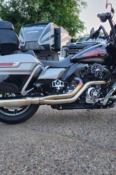 The Freedom Glider - 2 into 1 Full Exhaust System for Harley-Davidson (  TOURING)
