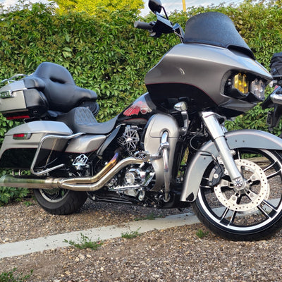The Freedom Glider - 2 into 1 Full Exhaust System for Harley-Davidson