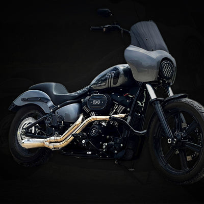 The Hooligan - 2 into 1 Exhaust for Harley-Davidson