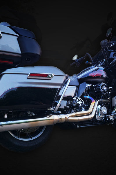 The Freedom Glider - 2 into 1 Full Exhaust System for Harley-Davidson