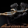 The Flying Comet - Custom 2 into 1 exhaust system for Softail and Dyna