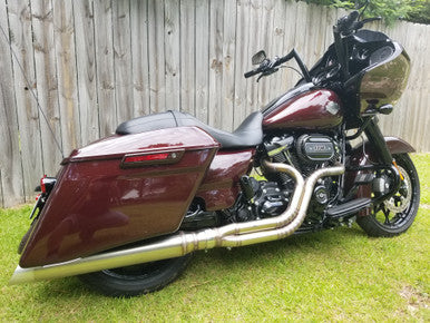 The Freedom Glider - 2 into 1 Full Exhaust System for Harley-Davidson (  TOURING)