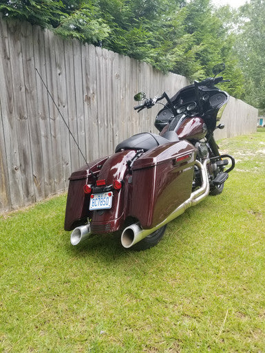 The Freedom Glider - 2 into 1 Full Exhaust System for Harley-Davidson (  TOURING)