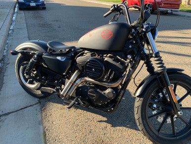 2017 iron 883 sales exhaust